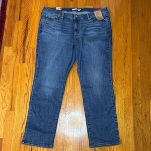 Levi’s Midrise Straight Leg Jeans, Size 18W, NWT